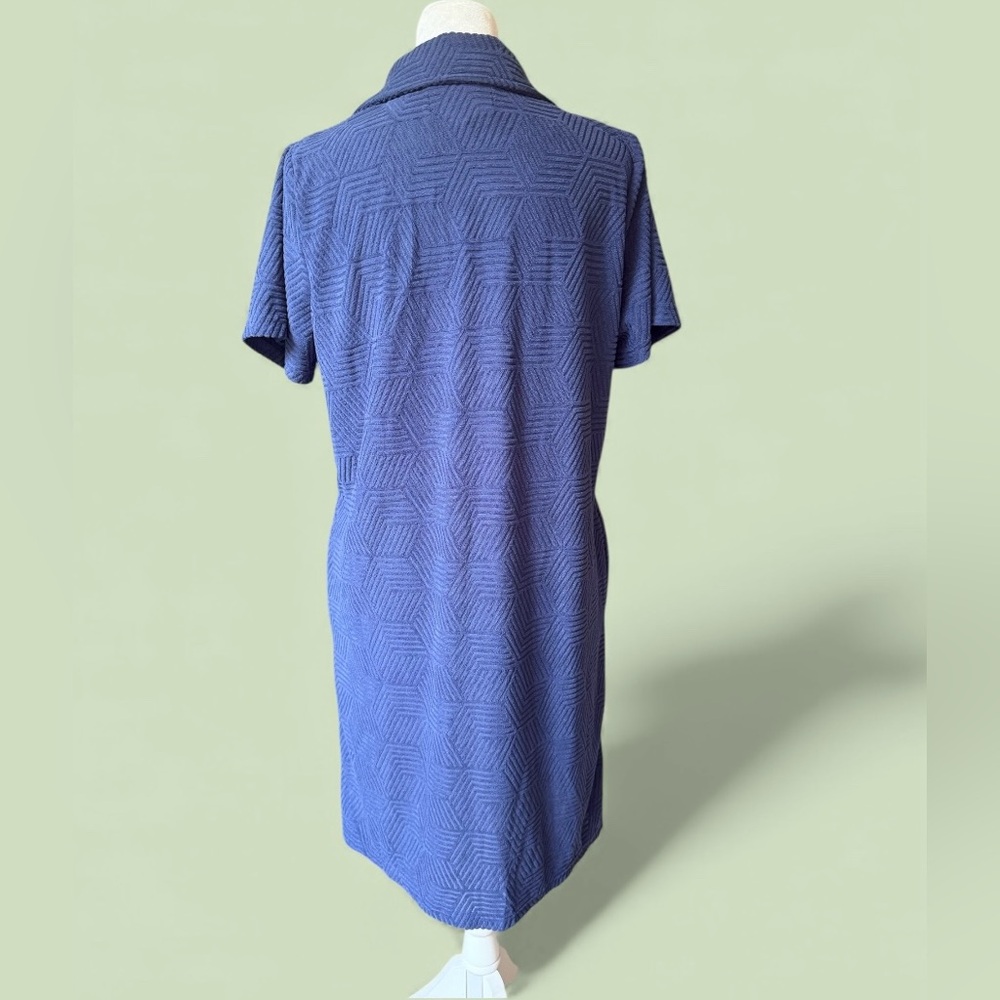 Simply Southern Terry Dress Navy Size S NWT - Picture 3 of 11